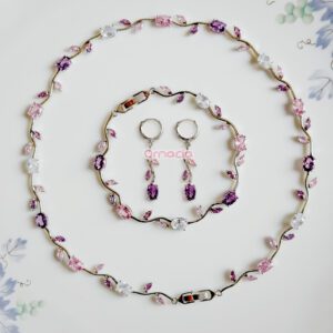 Amethyst Platinum Set