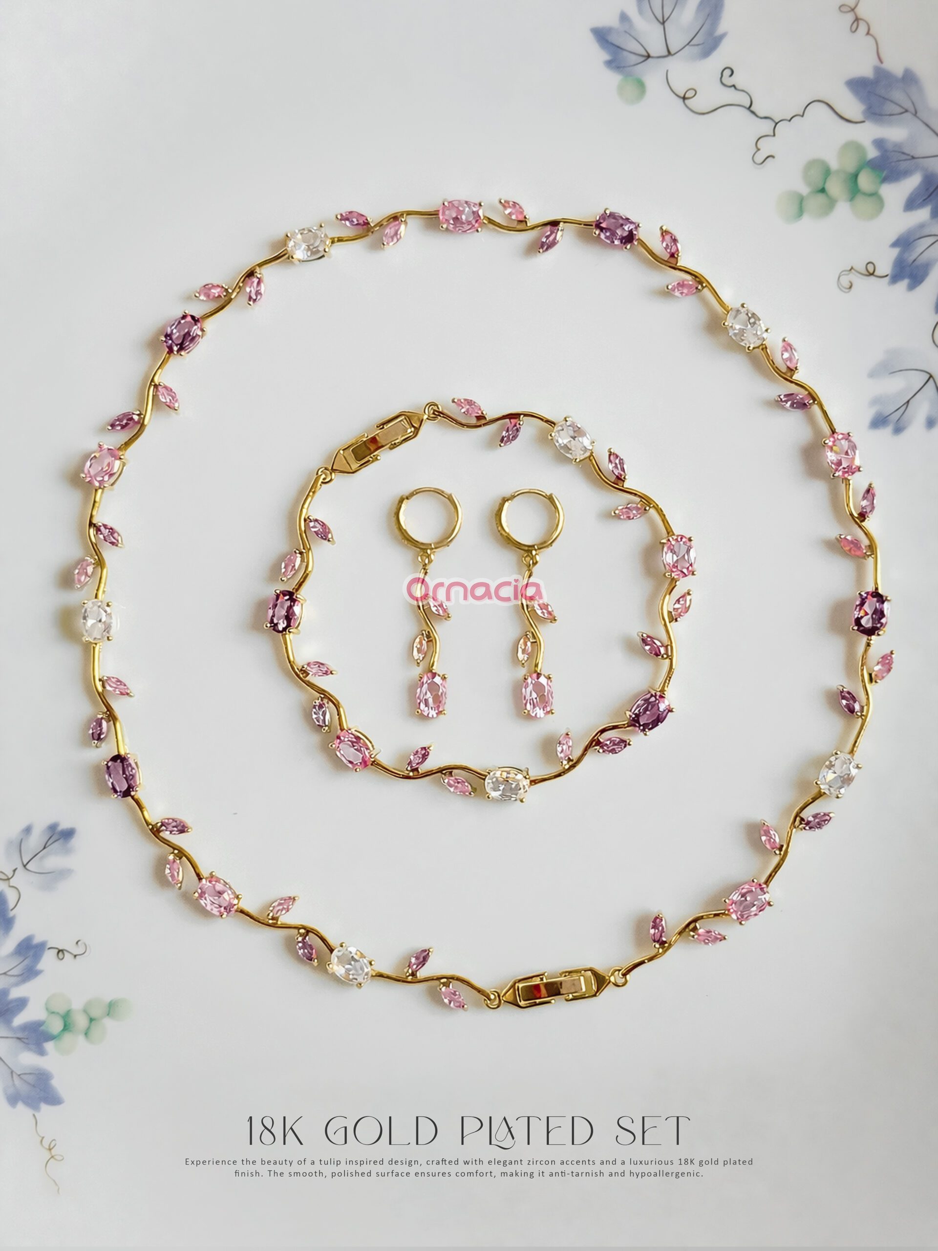 Amethyst Gold Set