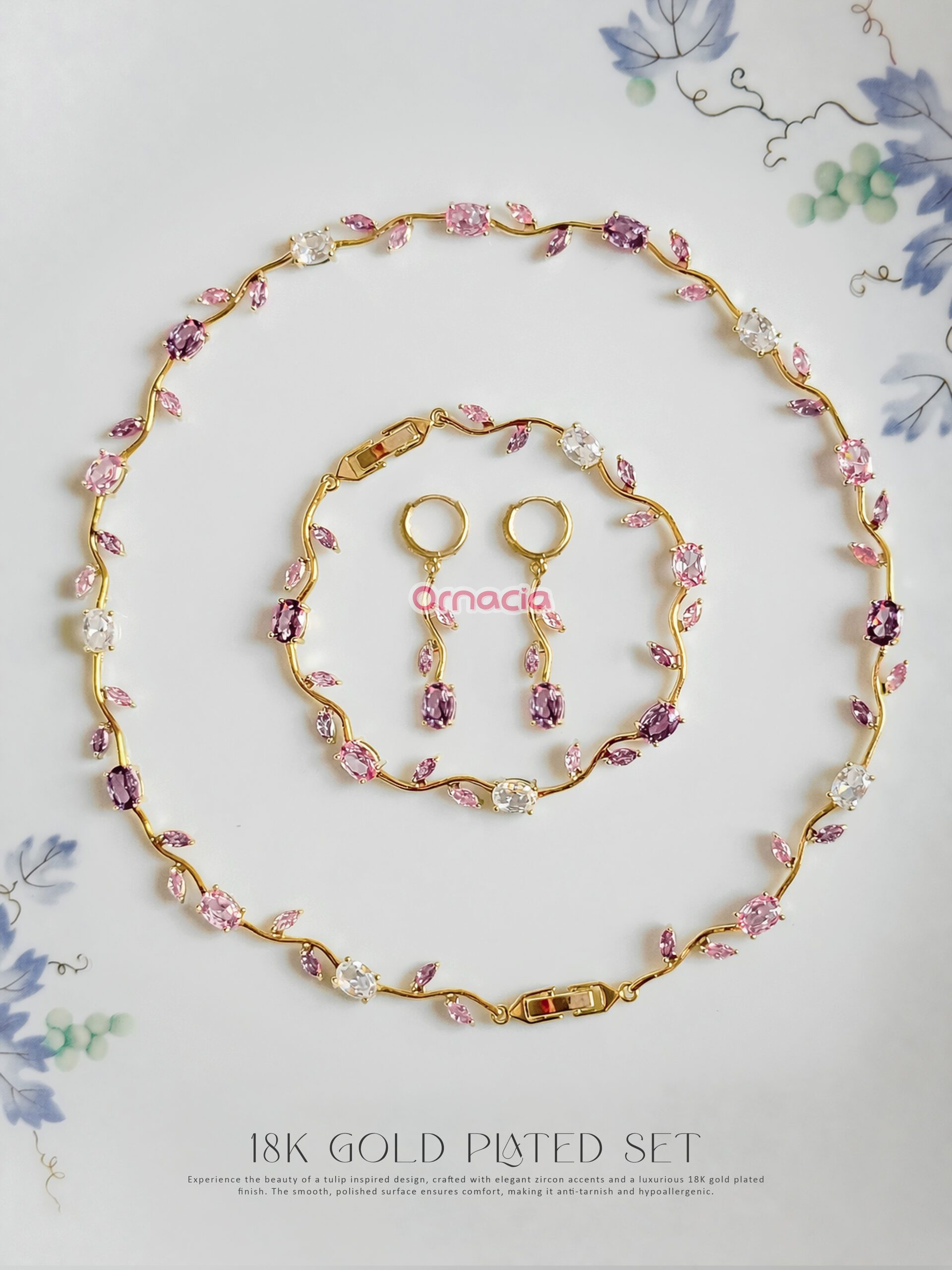 Amethyst Gold Set