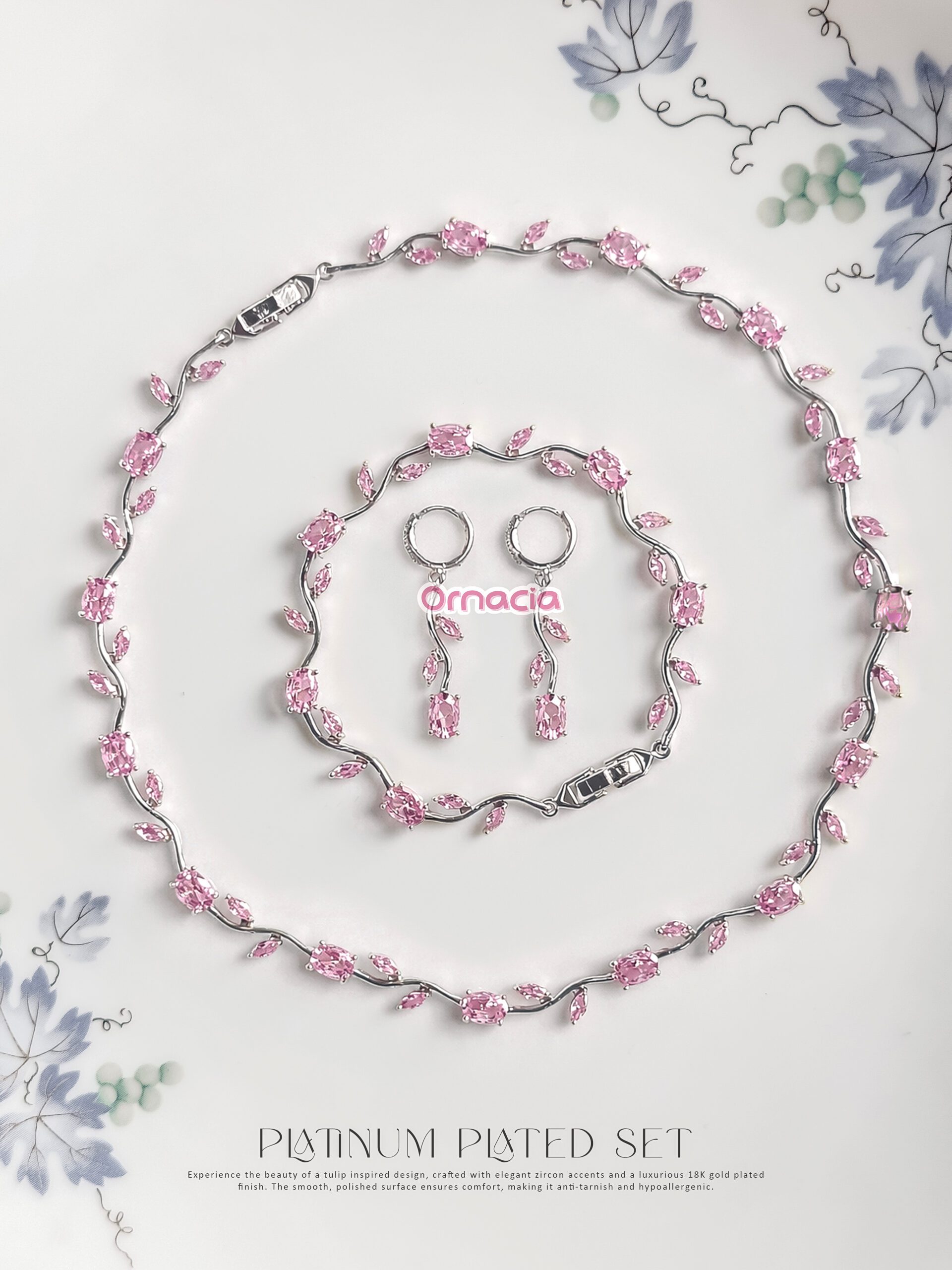 Pink Platinum Set