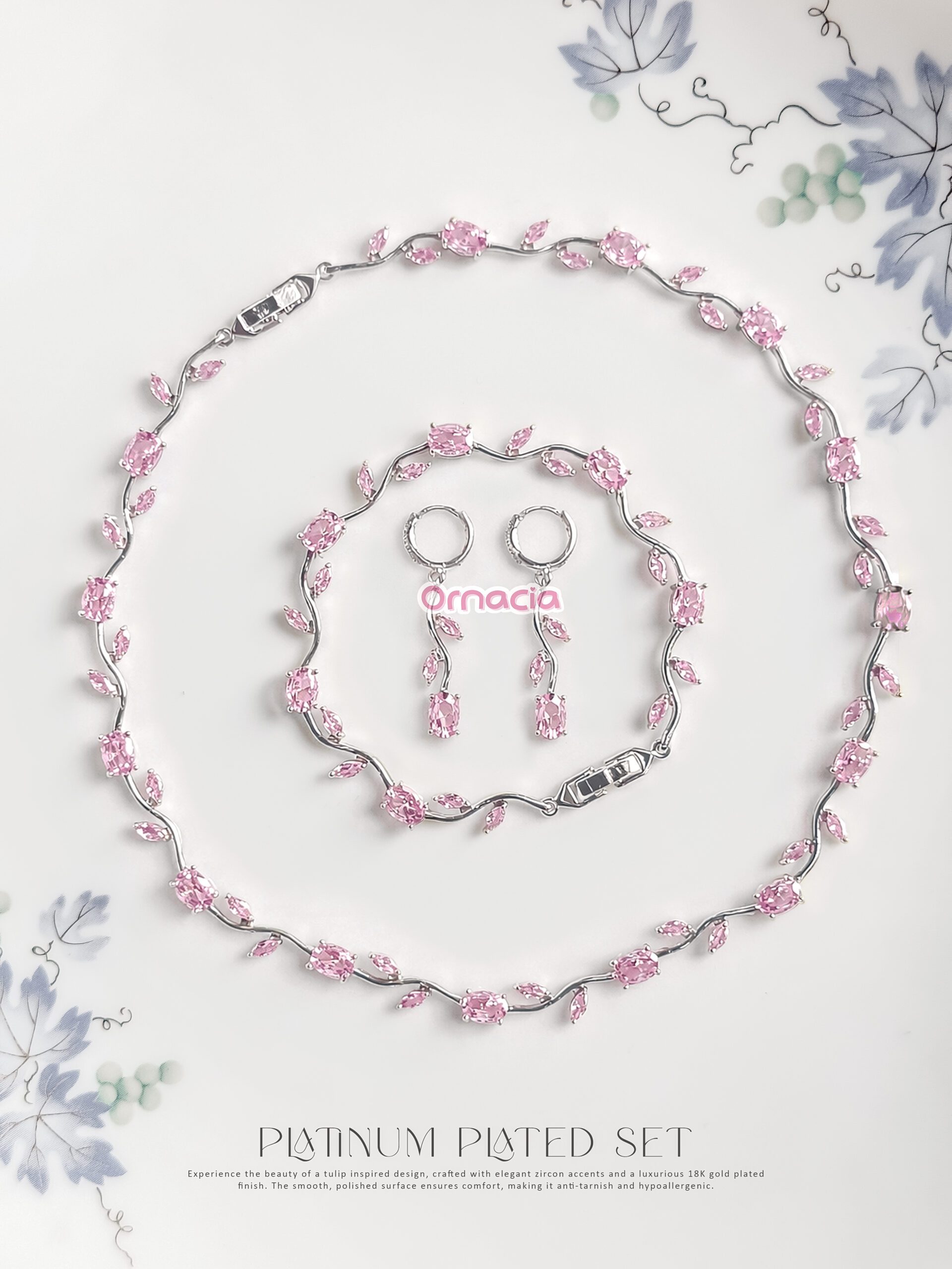Pink Platinum Set