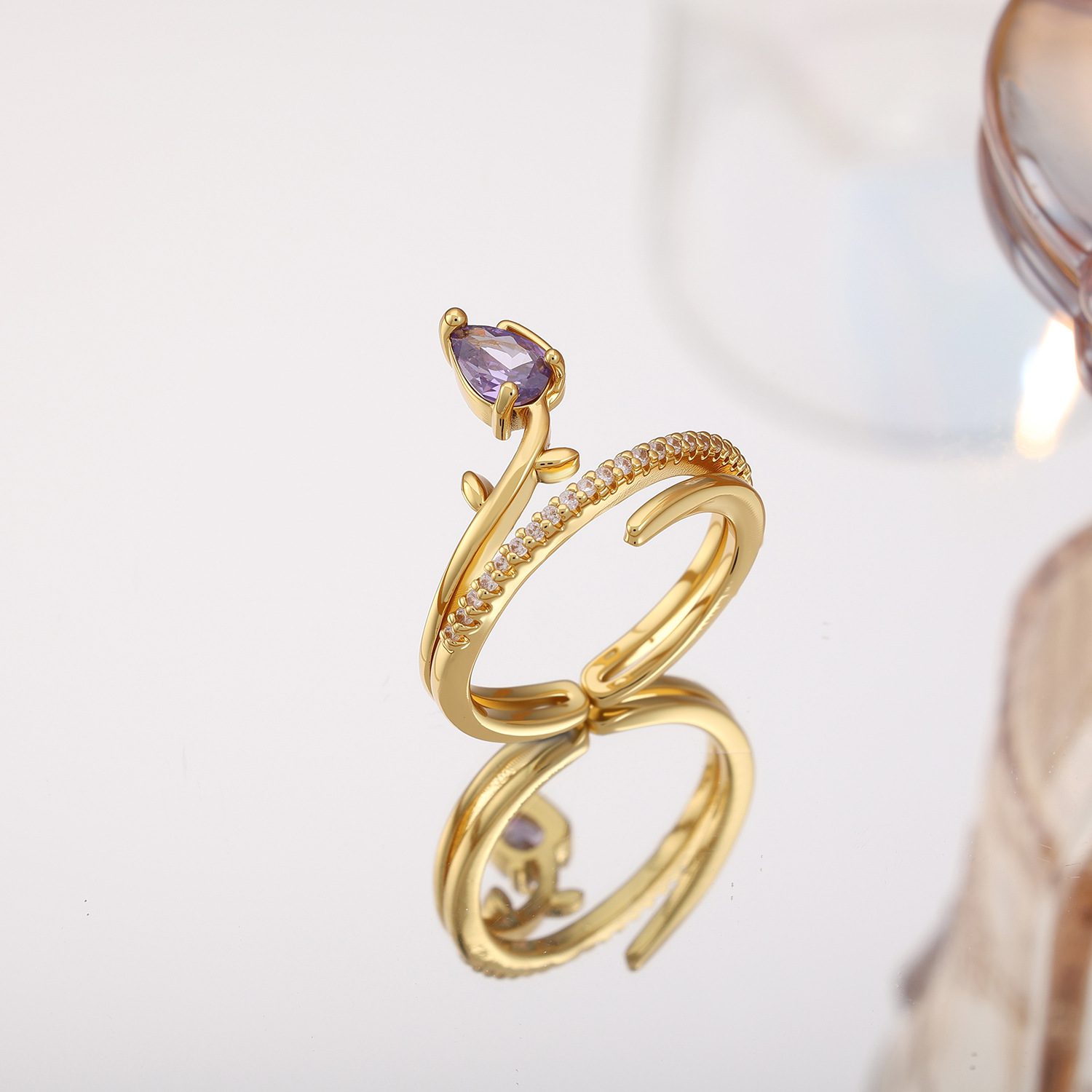 Amethyst Gold Set